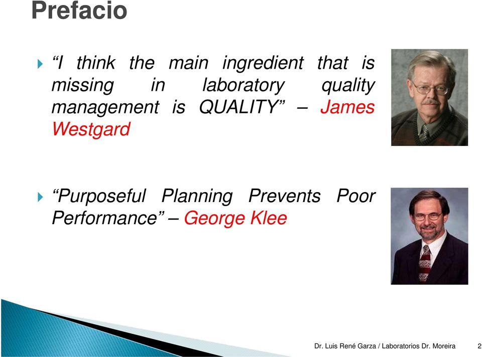 Westgard Purposeful Planning Prevents Poor Performance
