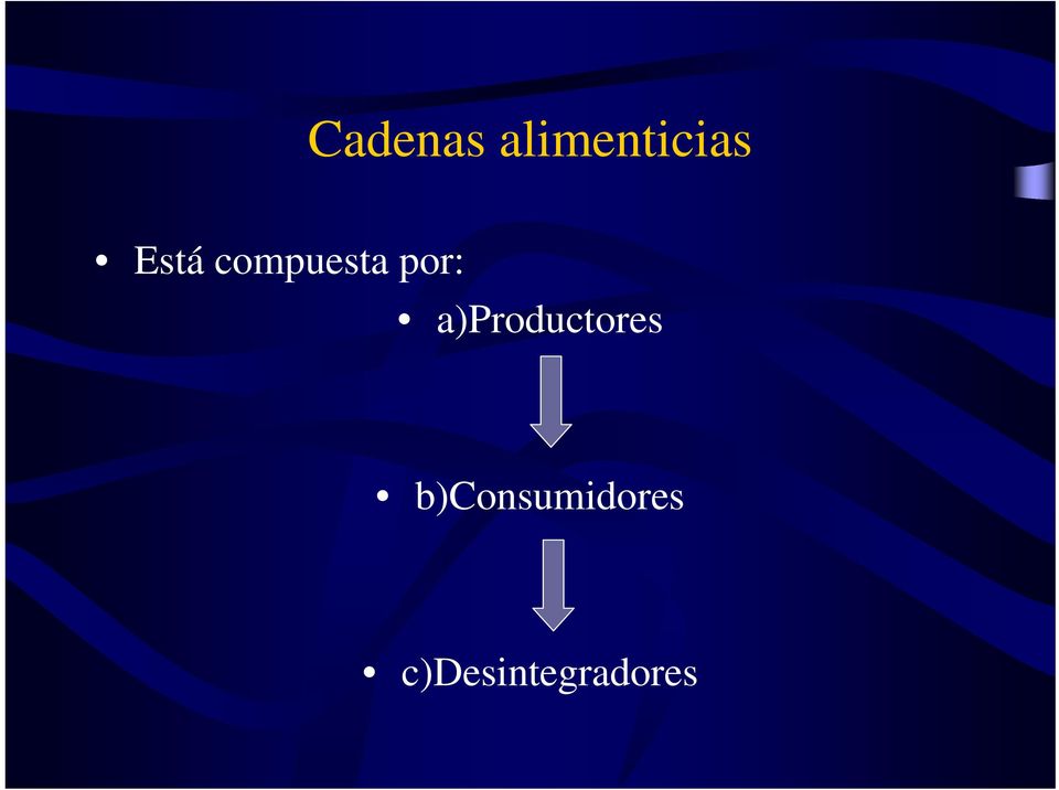 a)productores