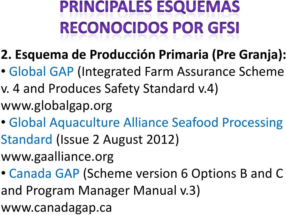 org Global AquacultureAlliance Alliance Seafood Processing Standard (Issue2