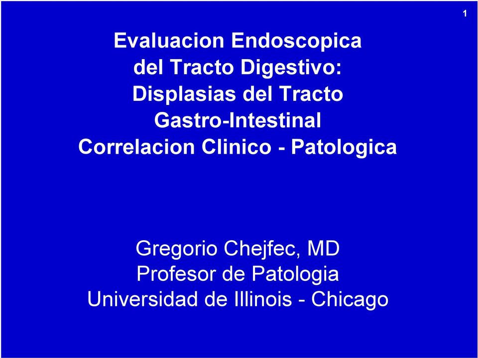Correlacion Clinico - Patologica 1 Gregorio