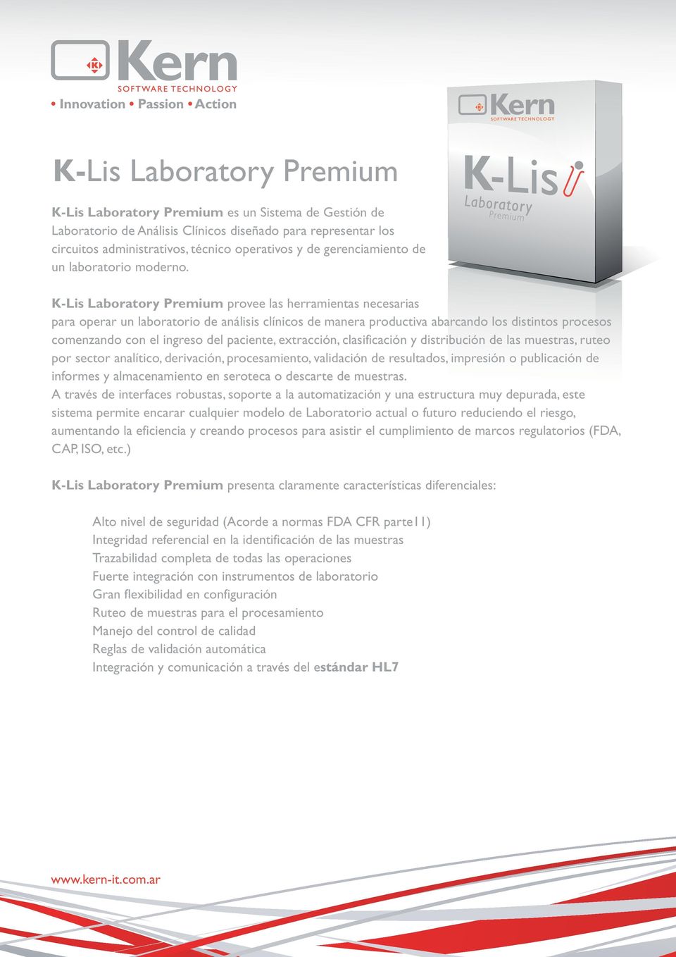 K-Lis Laboratory Premium provee las herramientas necesarias para operar un laboratorio de análisis clínicos de manera productiva abarcando los distintos procesos comenzando con el ingreso del