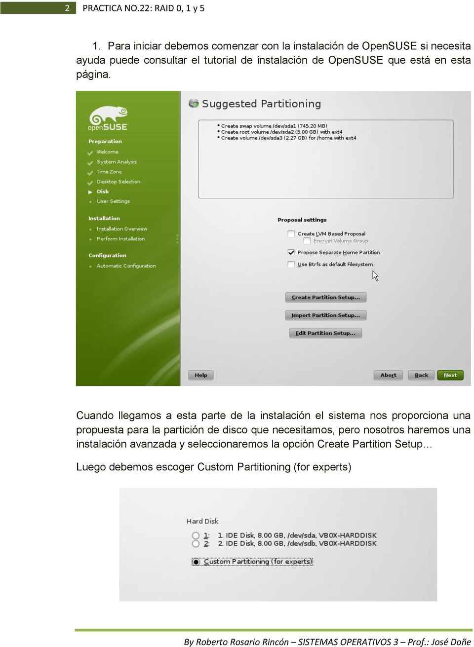 instalación de OpenSUSE que está en esta página.