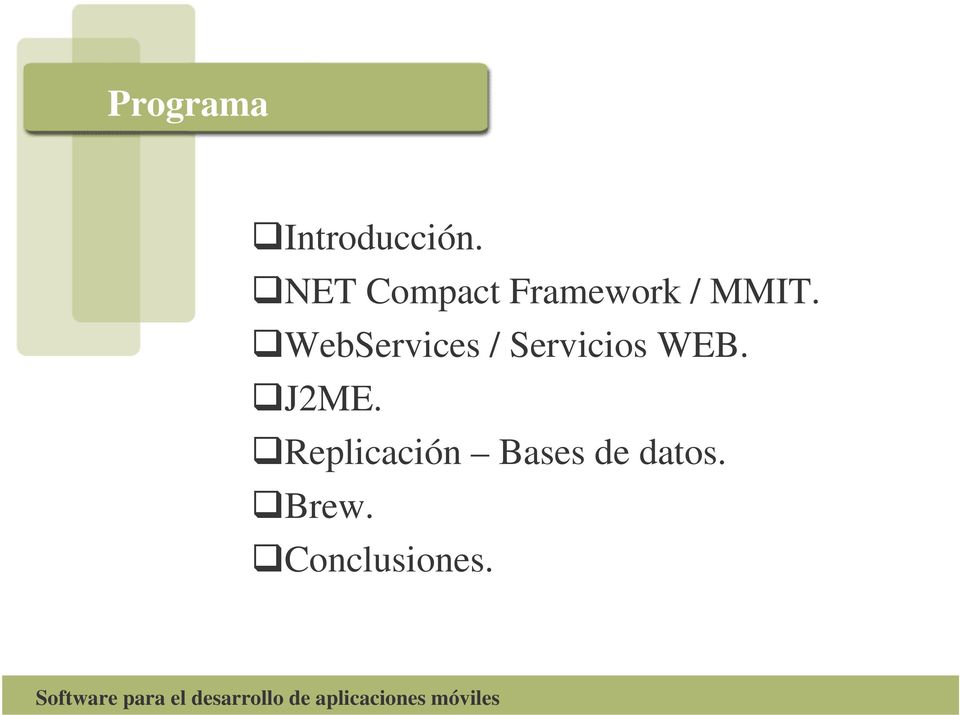 WebServices / Servicios WEB. J2ME.
