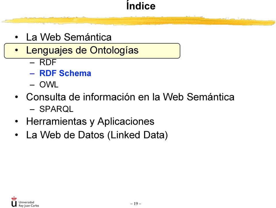 información en la Web Semántica SPARQL