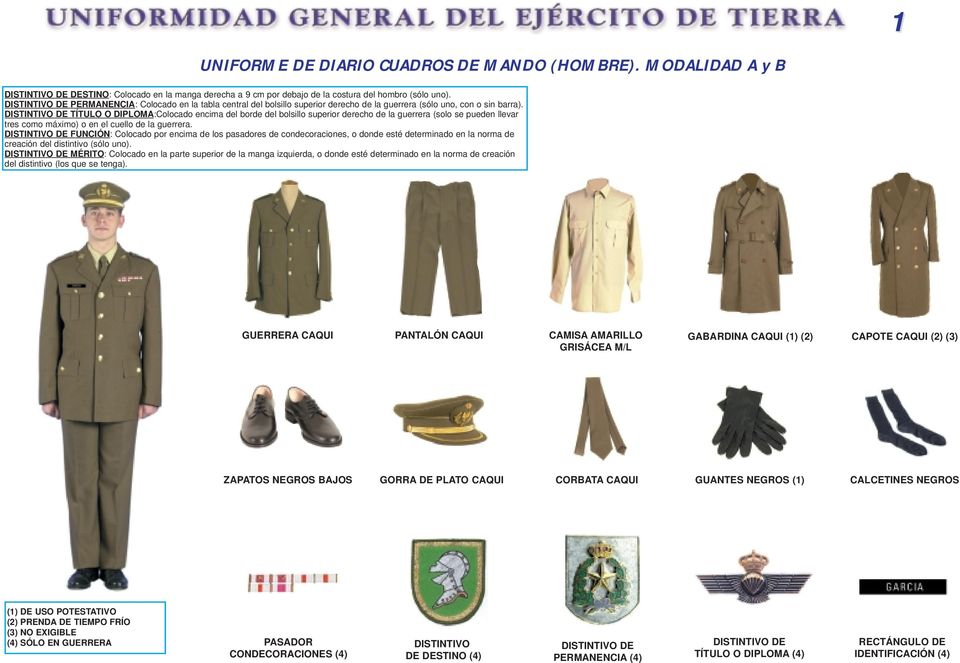 UNIFORMIDAD GENERAL DEL EJÉRCITO TIERRA - PDF Free Download