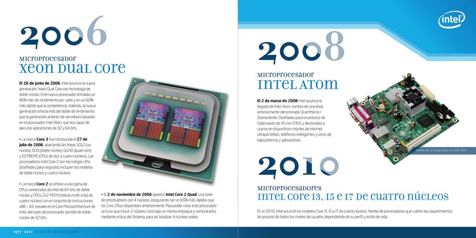 Además, la nueva generación ofrecía más del doble de rendimiento que la generación anterior de servidores basados en el procesador Intel Xeon, que era capaz de ejecutar aplicaciones de 32 y 64 bits.