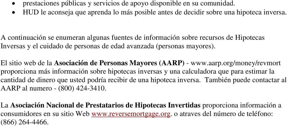 El sitio web de la Asociación de Personas Mayores (AARP) - www.aarp.