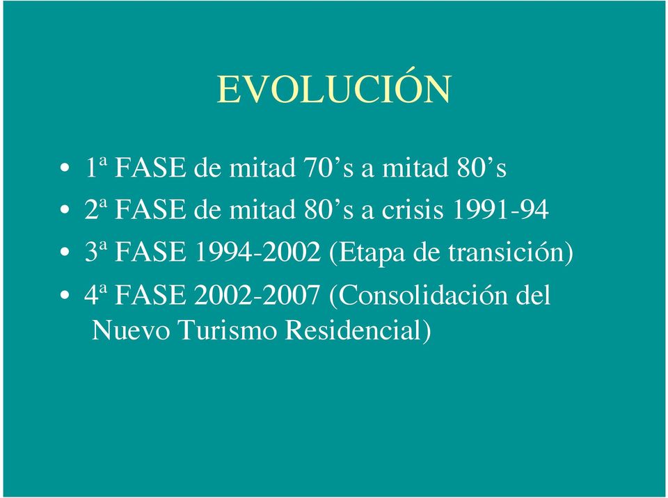 1994-2002 (Etapa de transición) 4ª FASE