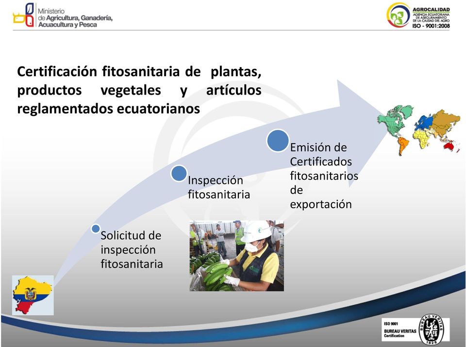 Inspección fitosanitaria Emisión de Certificados