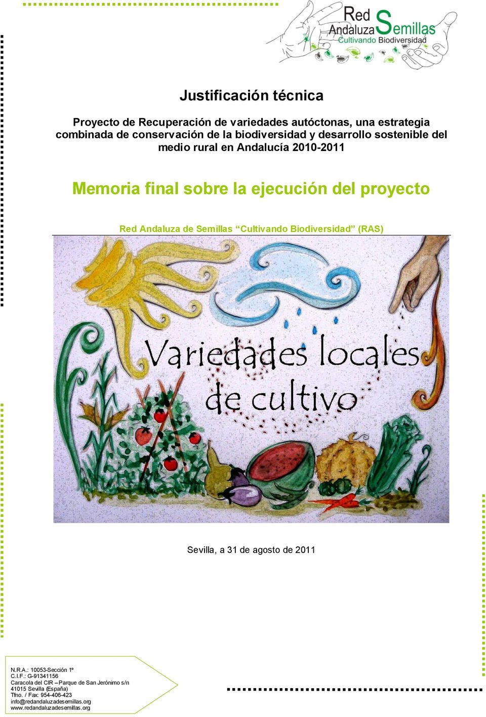 del medio rural en Andalucía 2010-2011 Memoria final sobre la ejecución del