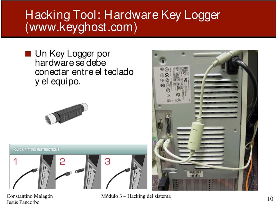 com) Un Key Logger por hardware
