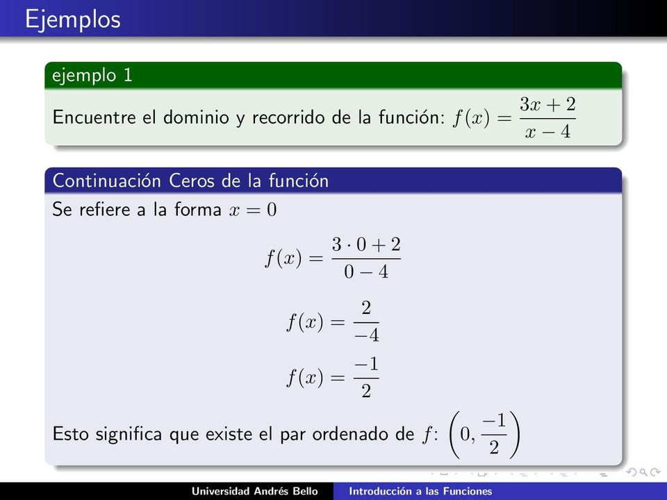 Se refiere a la forma x = 0 f(x) = 3 0 + 2 0 4 f(x) = 2 4