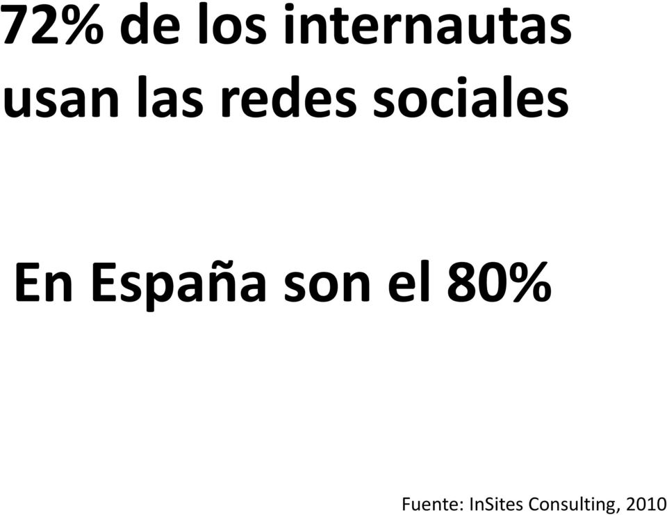 En España son el 80%