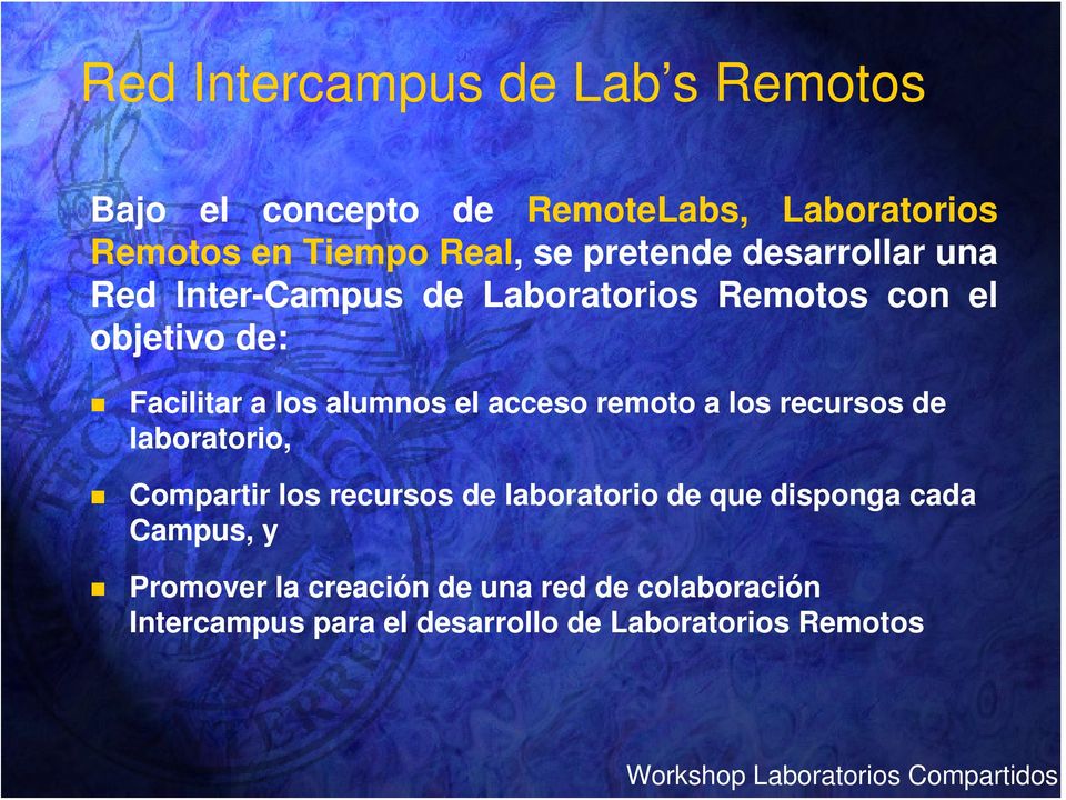 alumnos el acceso remoto a los recursos de laboratorio, Compartir los recursos de laboratorio de que