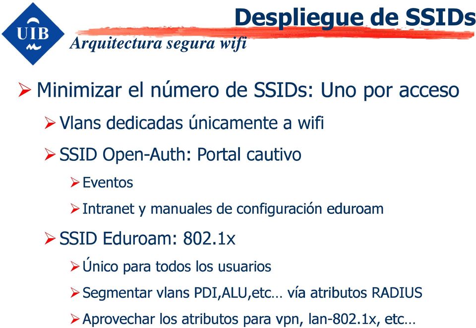 manuales de configuración eduroam SSID Eduroam: 802.