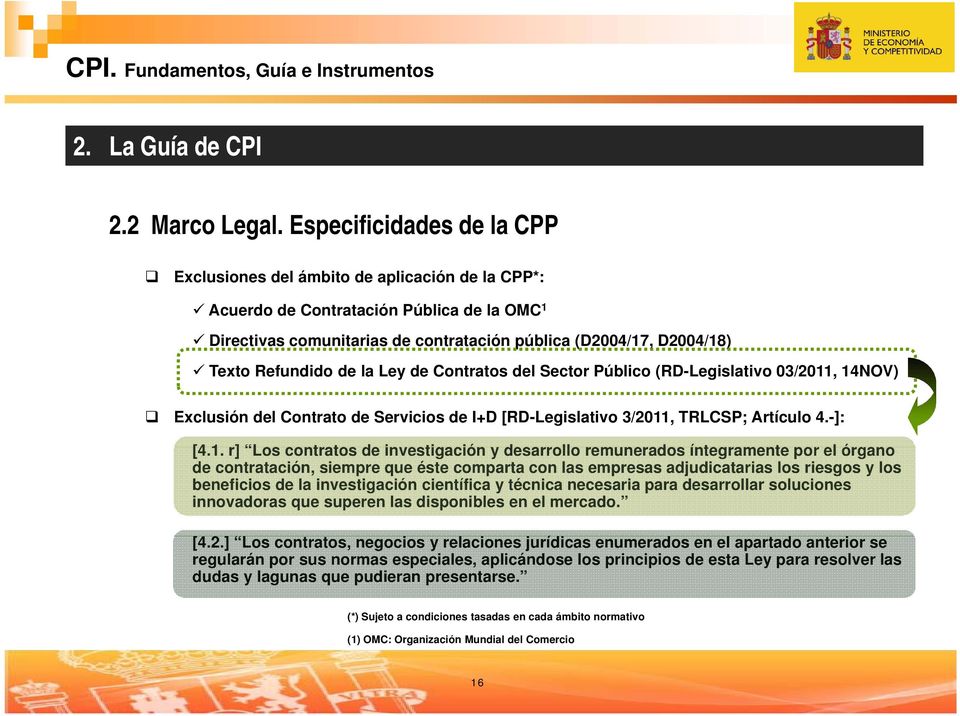 Refundido de la Ley de Contratos del Sector Público (RD-Legislativo 03/2011