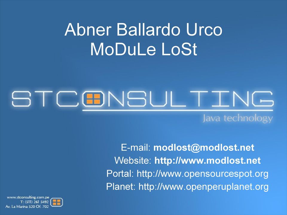modlost.net Portal: http://www.