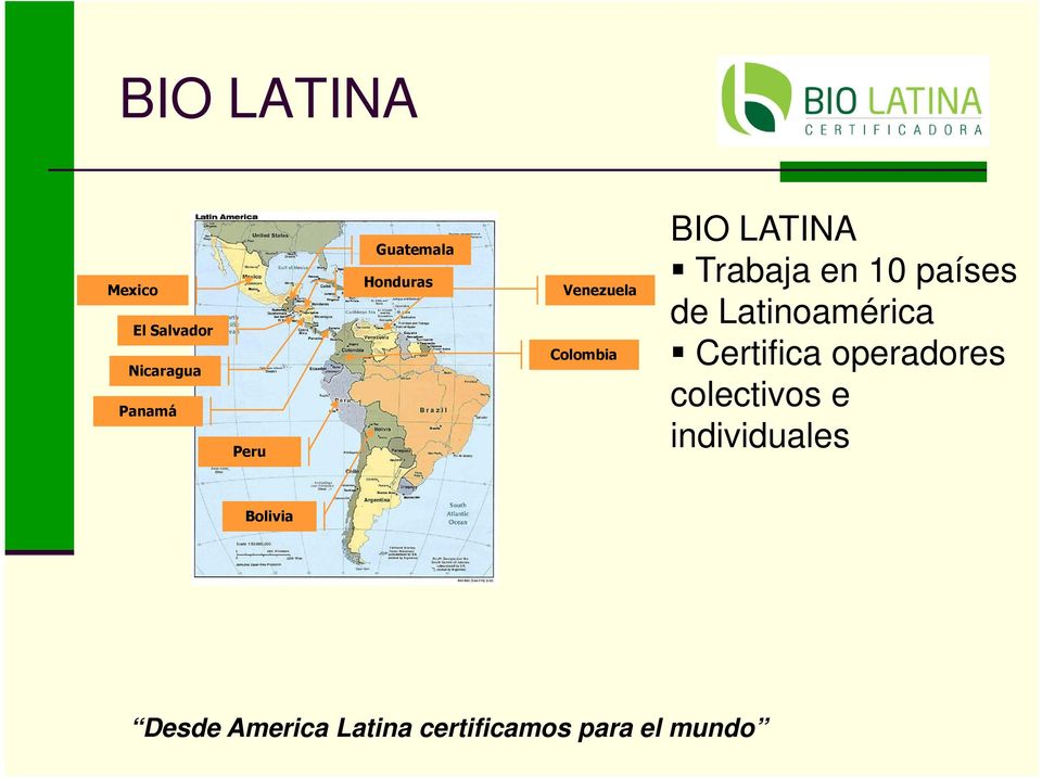 10 países de Latinoamérica Certifica operadores colectivos e