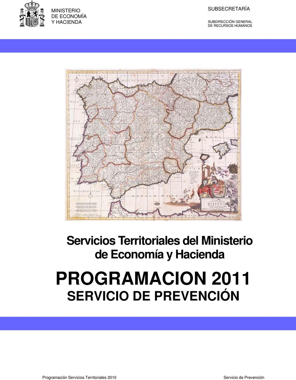 PROGRAMACION 2011 SERVICIO DE