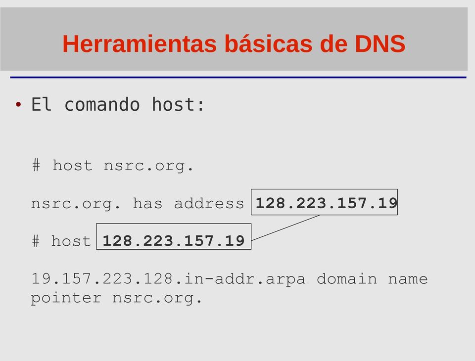 223.157.19 # host 128.223.157.19 19.157.223.128.in-addr.