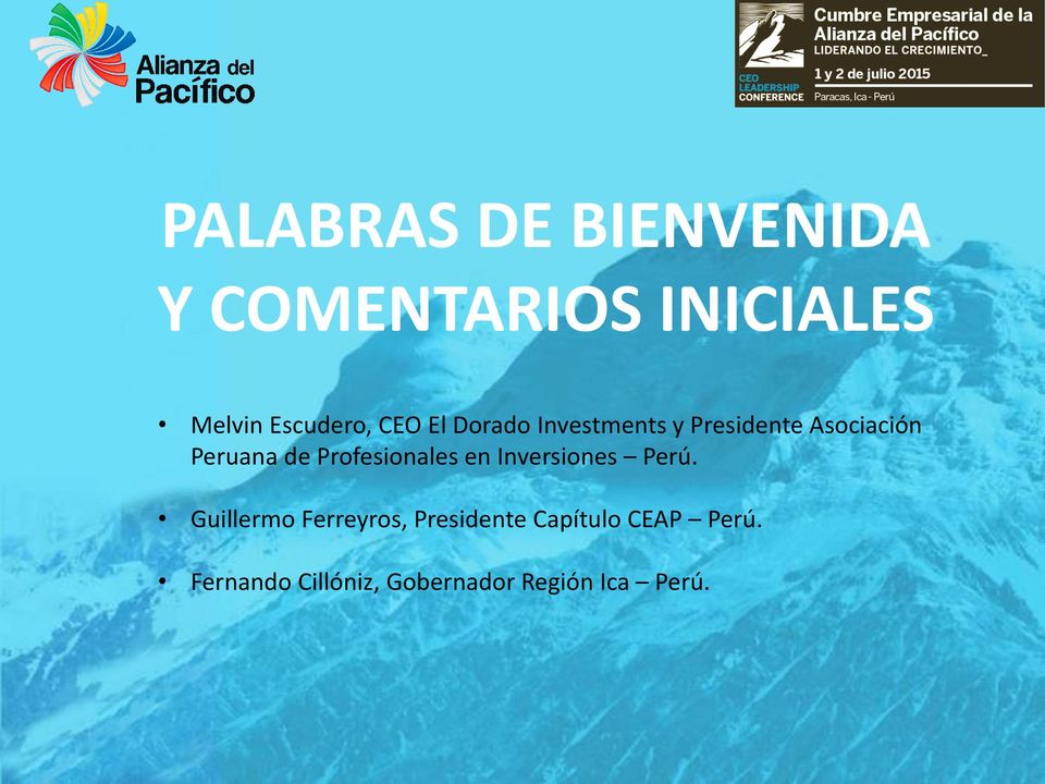 Profesionales en Inversiones Perú.