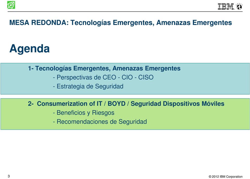 CISO - Estrategia de Seguridad 2- Consumerization of IT / BOYD /