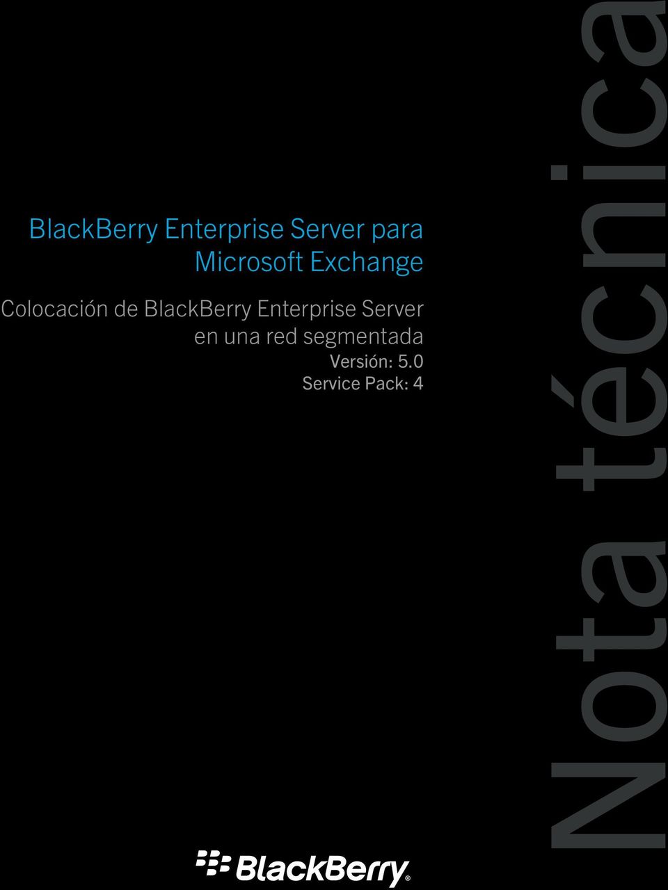 BlackBerry Enterprise Server en una red