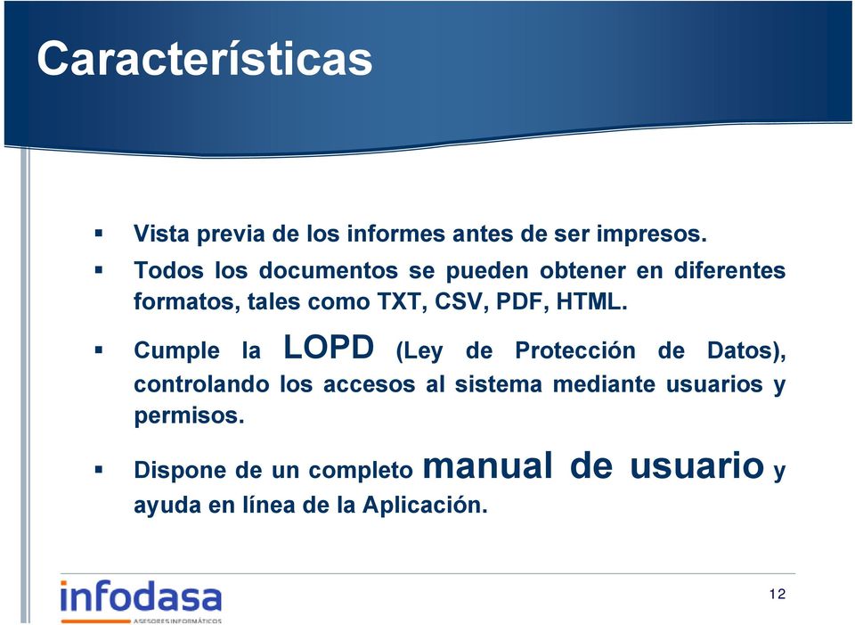 PDF, HTML.