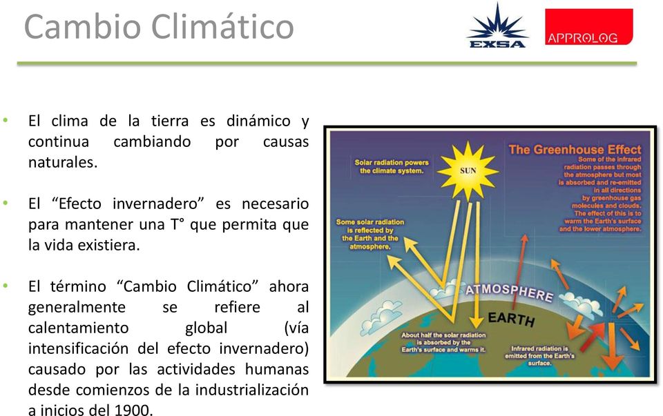 El término Cambio Climático ahora generalmente se refiere al calentamiento global (vía