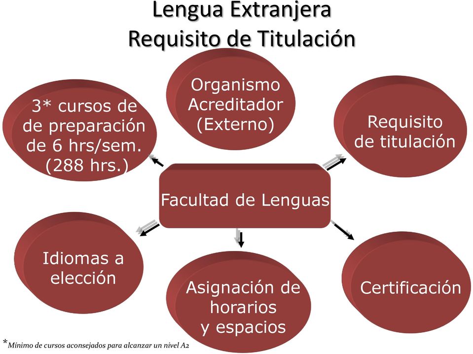 ) Organismo Acreditador (Externo) Facultad de Lenguas Requisito de