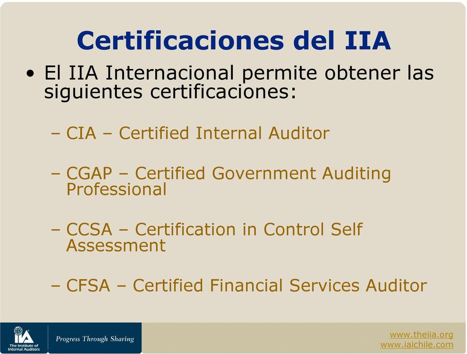 Certified Government Auditing Professional CCSA Certification in