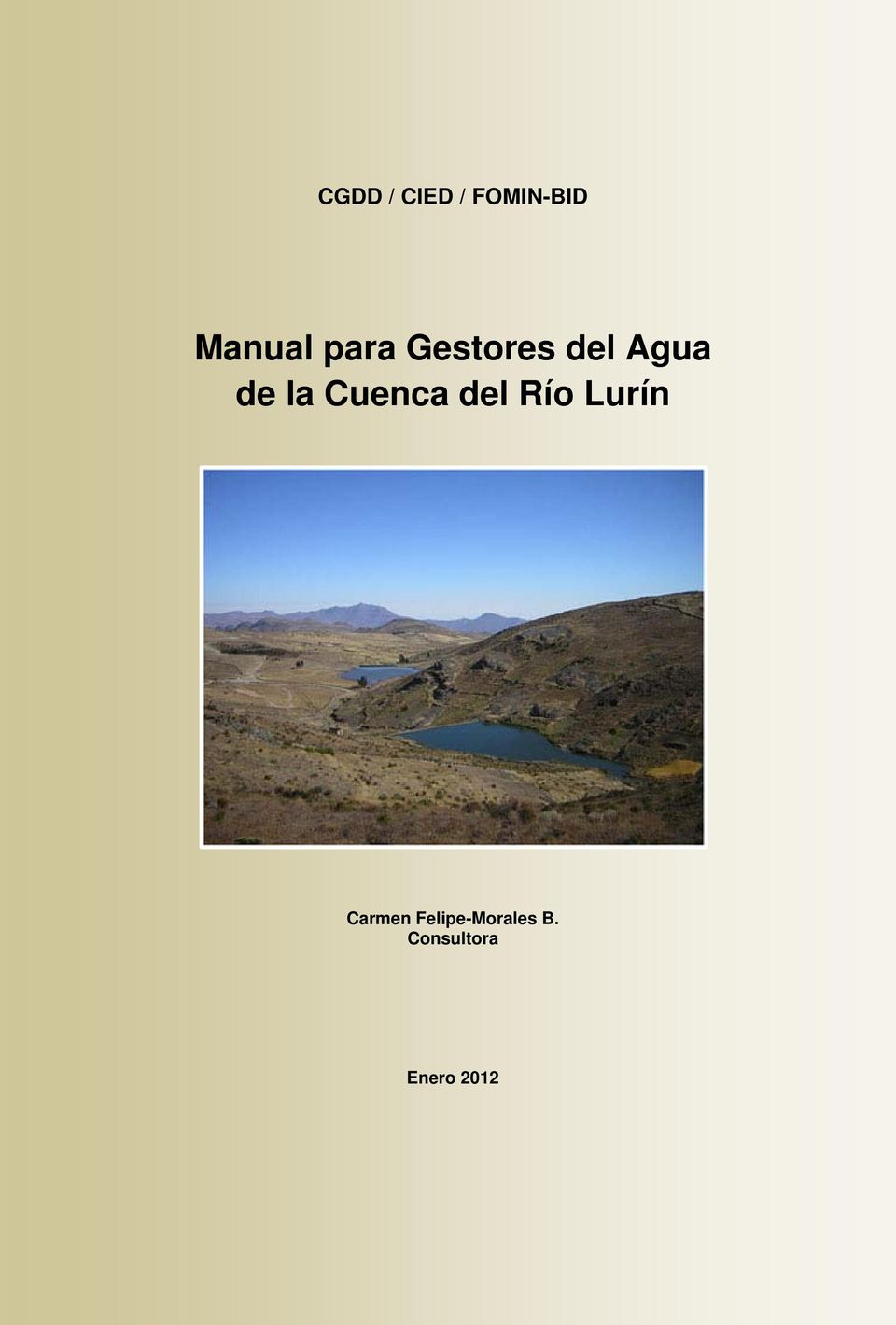 Cuenca del Río Lurín Carmen
