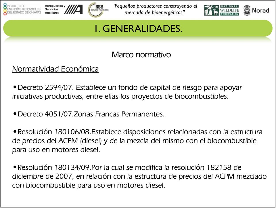 Zonas Francas Permanentes. Resolución 180106/08.
