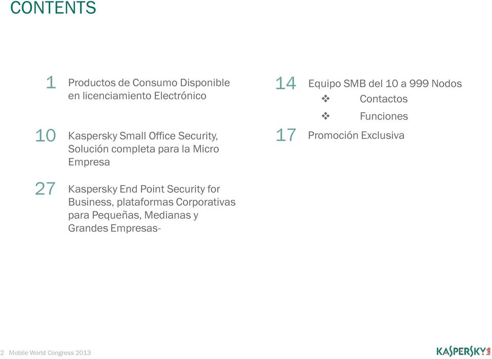 Micro Empresa 17 Funciones Promoción Exclusiva 27 Kaspersky End Point Security for