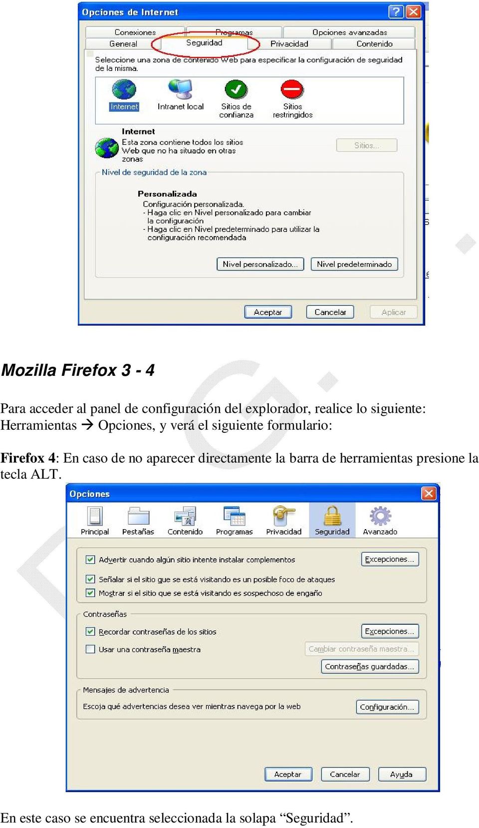 Firefox 4: En caso de no aparecer directamente la barra de herramientas