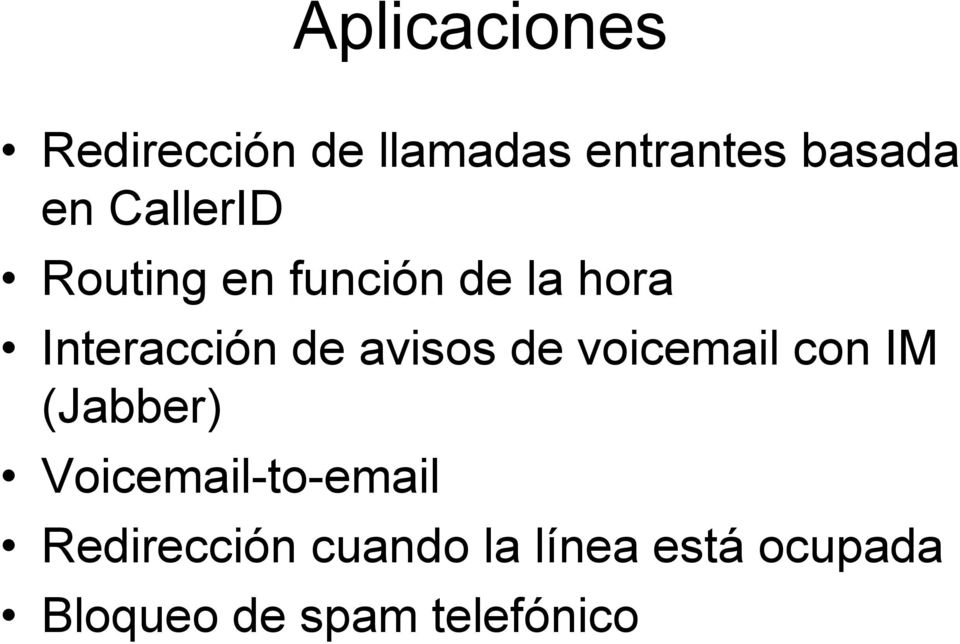 avisos de voicemail con IM (Jabber) Voicemail-to-email