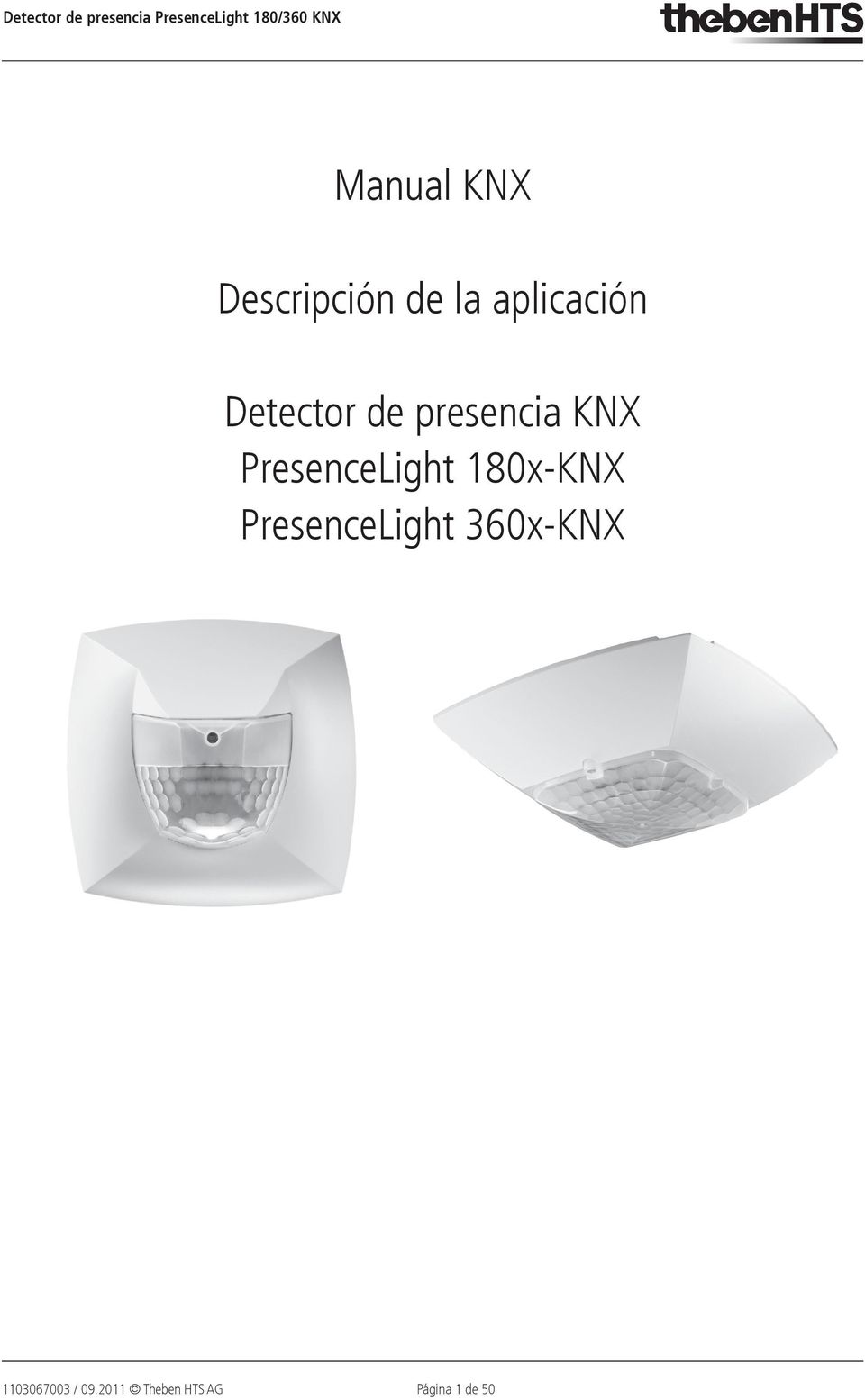 PresenceLight 180x-KNX PresenceLight