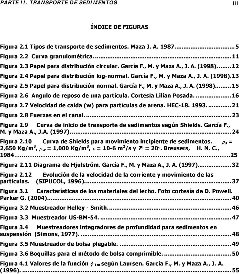 5 Papel para distribución normal. García F., M. y Maza A., J. A. (1998)... 15 Figura 2.6 Angulo de reposo de una partícula. Cortesía Lilian Posada....16 Figura 2.