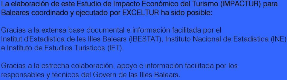 facilitada por el Institut d'estadística de les Illes Balears (IBESTAT), Instituto Nacional de Estadística (INE) e Instituto de Estudios