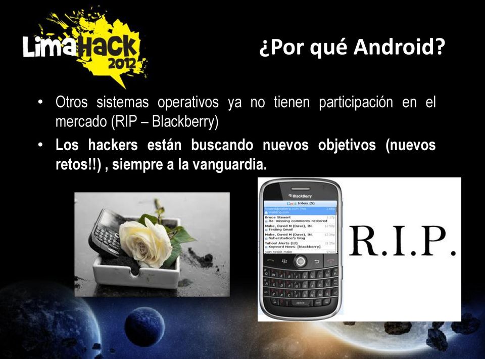 participación en el mercado (RIP Blackberry)
