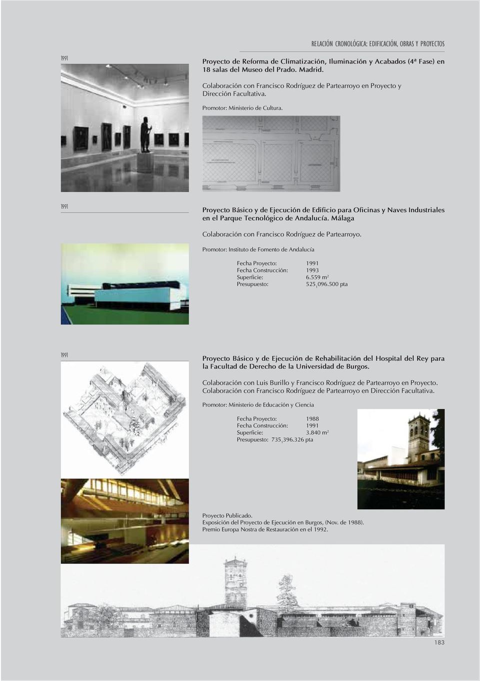 1991 Proyecto Básico y de Ejecución de Edificio para Oficinas y Naves Industriales en el Parque Tecnológico de Andalucía.