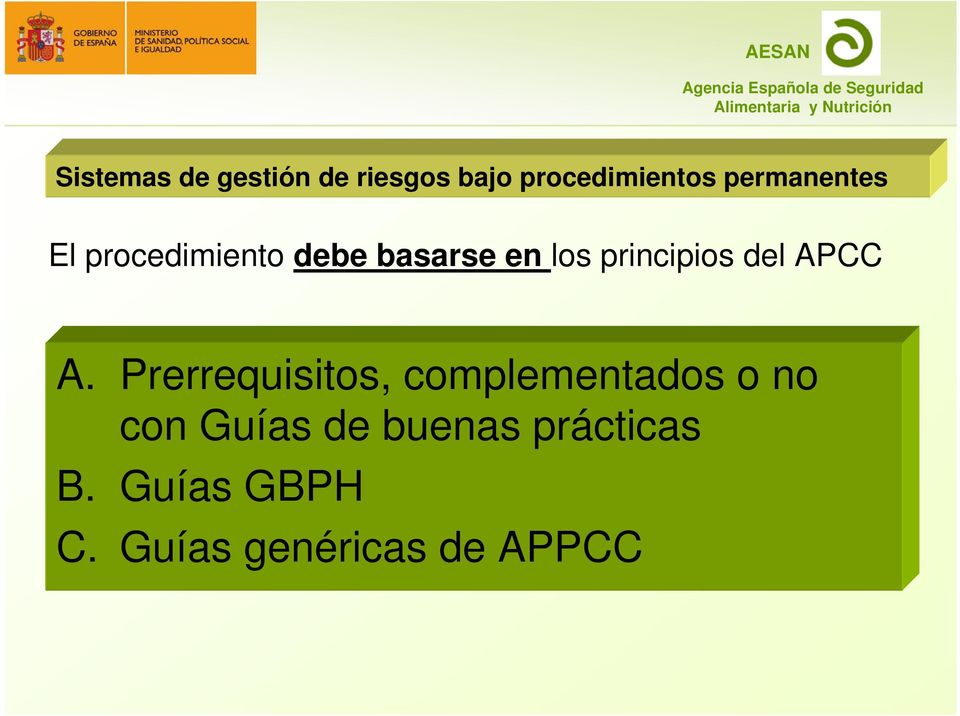principios del APCC A.