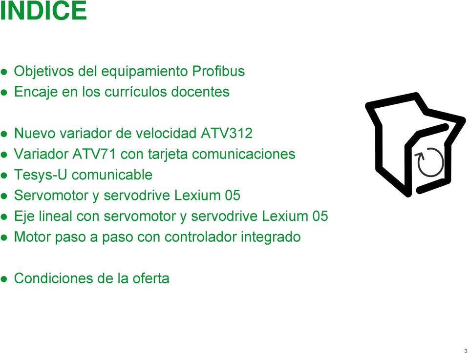Tesys-U comunicable Servomotor y servodrive Lexium 05 Eje lineal con servomotor y