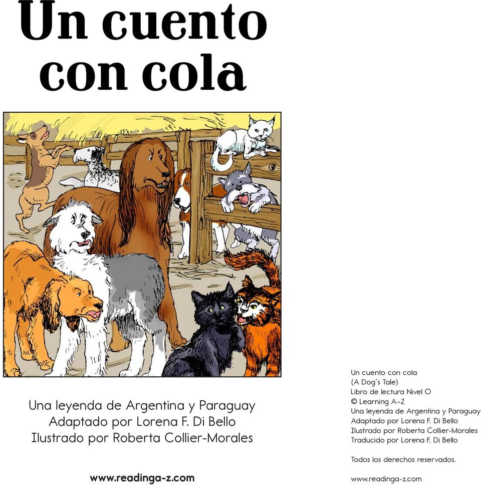 com Un cuento con cola (A Dog s Tale) Libro de lectura Nivel O Learning A Z Una leyenda de Argentina