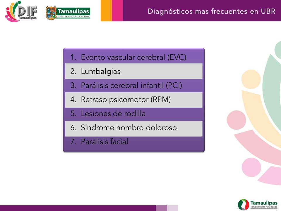 Parálisis cerebral infantil (PCI) 4.
