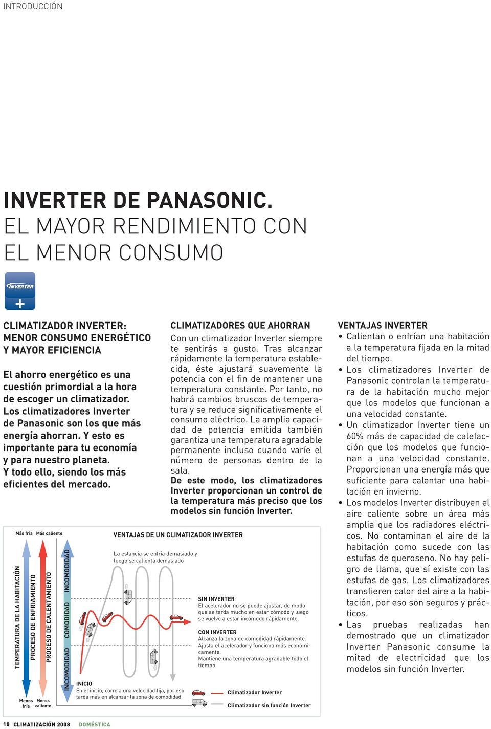 Los climatizadores Inverter de Panasonic son los que más energía ahorran. Y esto es importante para tu economía y para nuestro planeta. Y todo ello, siendo los más eficientes del mercado.