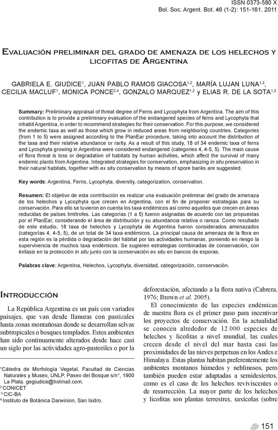 GIUDICE 1, JUAN PABLO RAMOS GIACOSA 1,2, MARÍA LUJAN LUNA 1,3, CECILIA MACLUF 1, MONICA PONCE 2,4, GONZALO MARQUEZ 1,2 y ELIAS R.