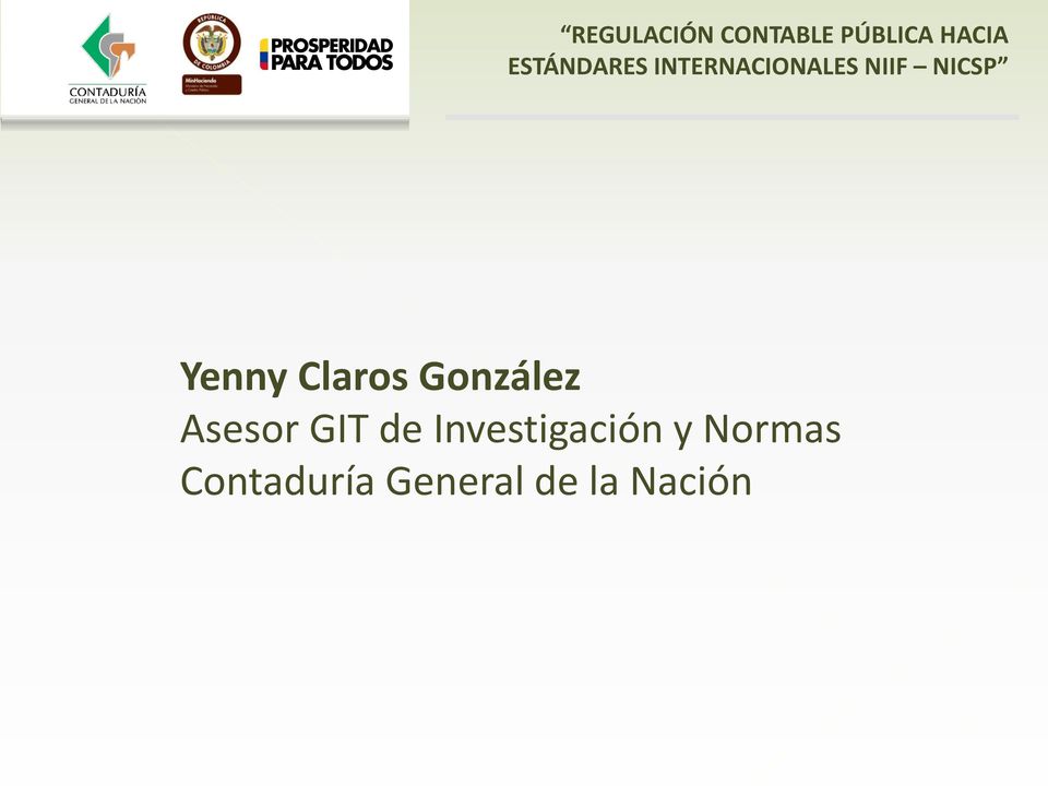 Yenny Claros González Asesor GIT de