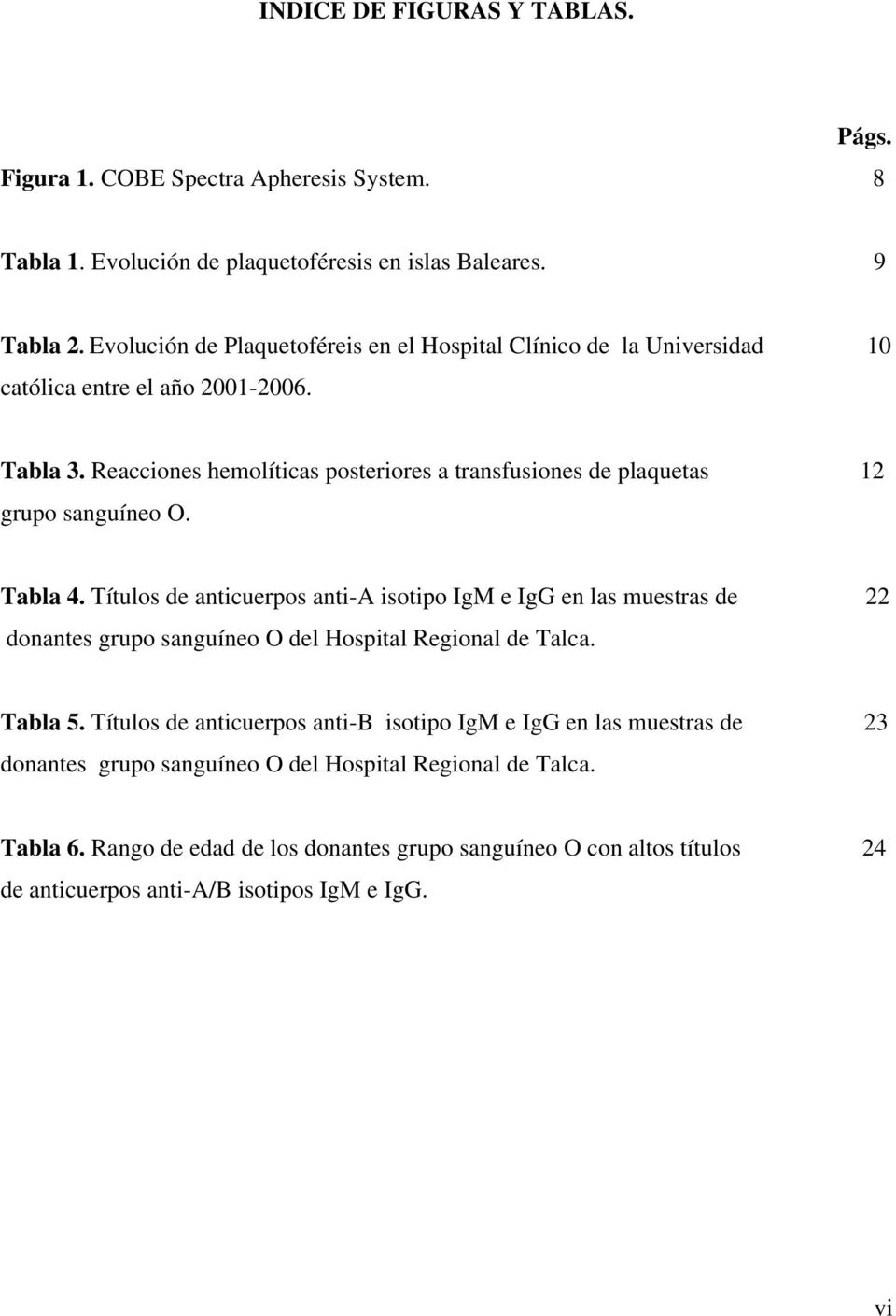 Reacciones hemolíticas posteriores a transfusiones de plaquetas 12 grupo sanguíneo O. Tabla 4.