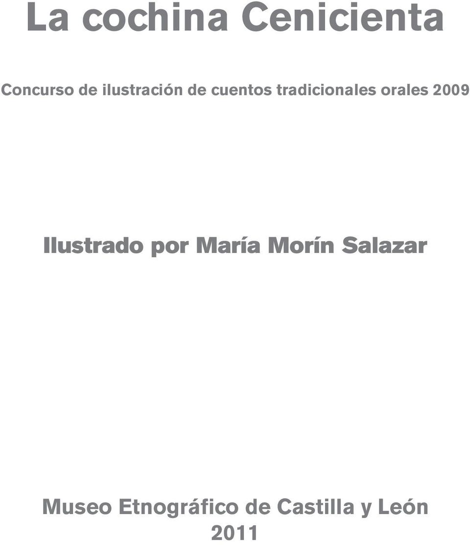 orales 2009 Ilustrado por María Morín